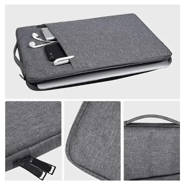 Waterproof Laptop Sleeve Case Protection Zipper Bag Portable - Waterproof Laptop Sleeve Case Protection Zipper Bag Portable - Image 2 of 5