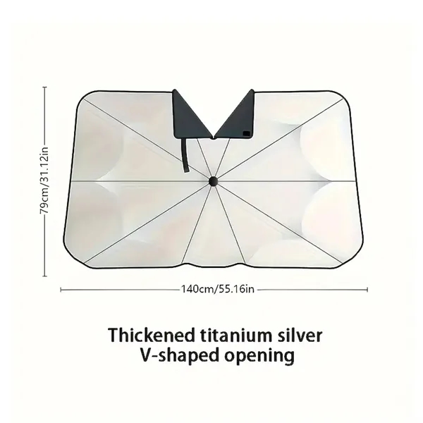 Foldable Parasols Heat Insulation Panel For Car Truck SUV - Foldable Parasols Heat Insulation Panel For Car Truck SUV - Image 1 of 4