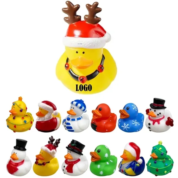 Christmas Rubber Duck Bath Toy - Christmas Rubber Duck Bath Toy - Image 0 of 3