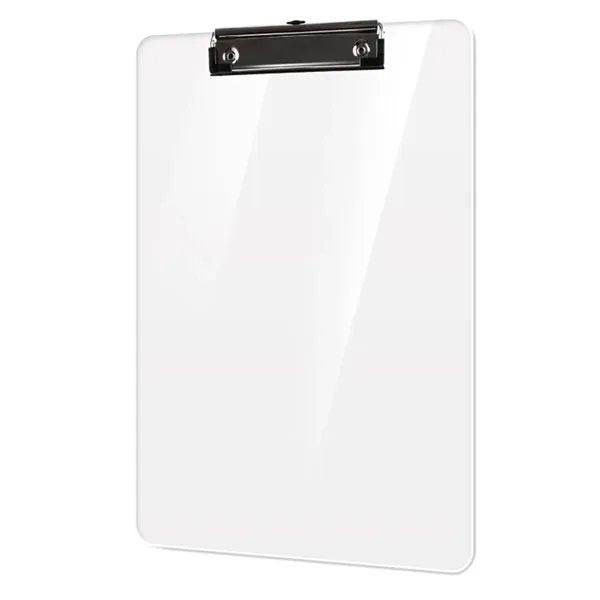 Customizable Multicolor Acrylic Transparent Clipboard - Customizable Multicolor Acrylic Transparent Clipboard - Image 3 of 3