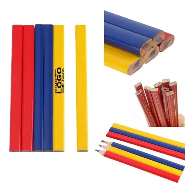 Full Color Octagonal Calibration Carpenter Pencil - Full Color Octagonal Calibration Carpenter Pencil - Image 0 of 11