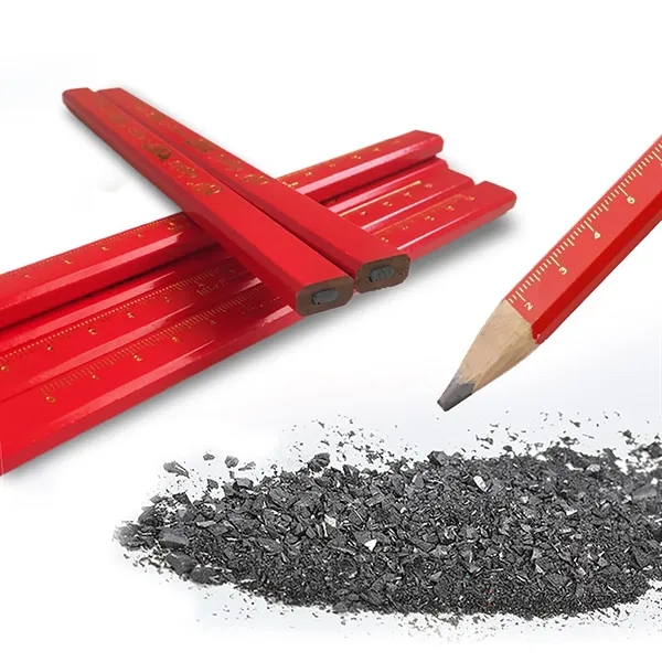 Full Color Octagonal Calibration Carpenter Pencil - Full Color Octagonal Calibration Carpenter Pencil - Image 9 of 11