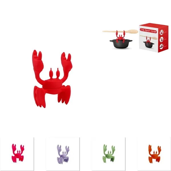 Red the Crab Silicone Utensil Rest - Red the Crab Silicone Utensil Rest - Image 0 of 3