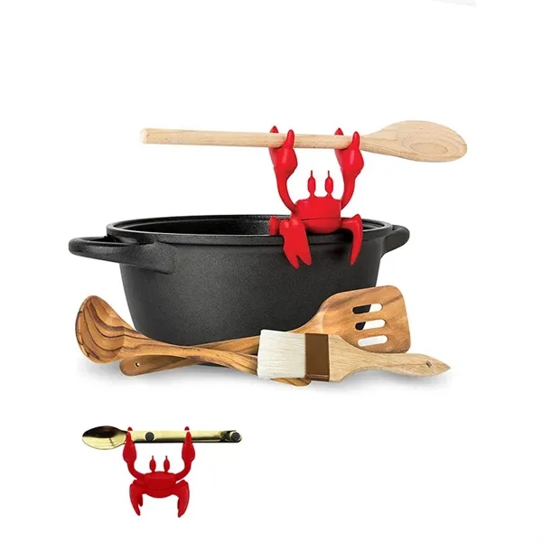 Red the Crab Silicone Utensil Rest - Red the Crab Silicone Utensil Rest - Image 3 of 3