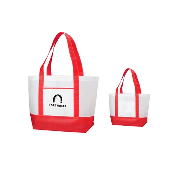 Two Tone Non Woven Boat Tote Bag MOQ100 - Two Tone Non Woven Boat Tote Bag MOQ100 - Image 1 of 12