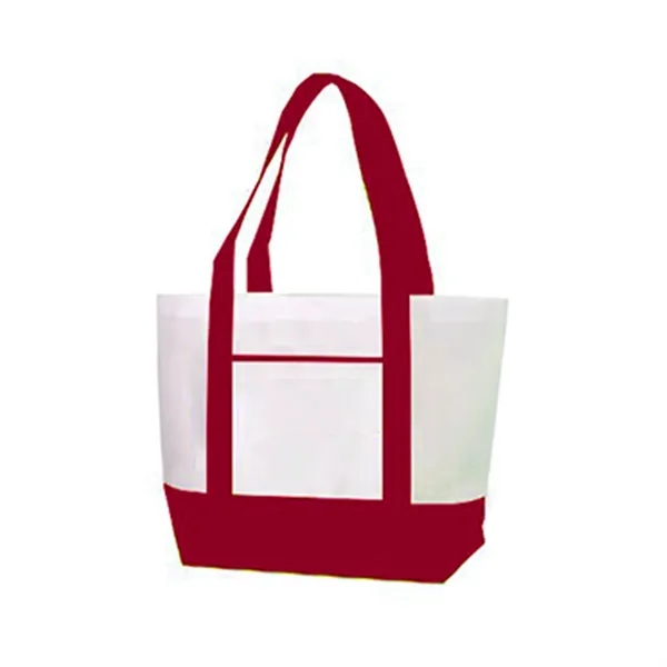 Two Tone Non Woven Boat Tote Bag MOQ100 - Two Tone Non Woven Boat Tote Bag MOQ100 - Image 3 of 12