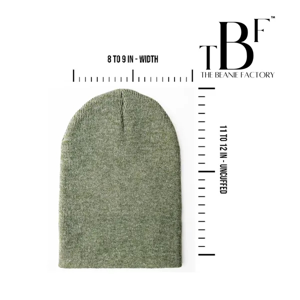 Made in USA Beanie Skully Knit Cap Winter Hat Custom / Blank - Made in USA Beanie Skully Knit Cap Winter Hat Custom / Blank - Image 15 of 22