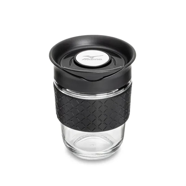 Adana Glass Medium Tumbler w/Silicone Band - 12oz