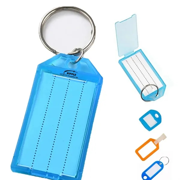 Various Styles Of Split Ring Plastic Key Tags - Various Styles Of Split Ring Plastic Key Tags - Image 0 of 4