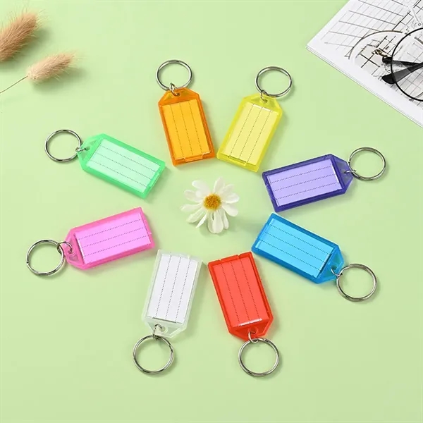 Various Styles Of Split Ring Plastic Key Tags - Various Styles Of Split Ring Plastic Key Tags - Image 4 of 4