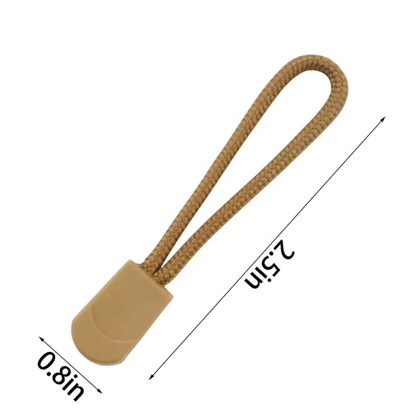 Custom PVC Zipper Puller Backpack Clothing Tab - Custom PVC Zipper Puller Backpack Clothing Tab - Image 1 of 5