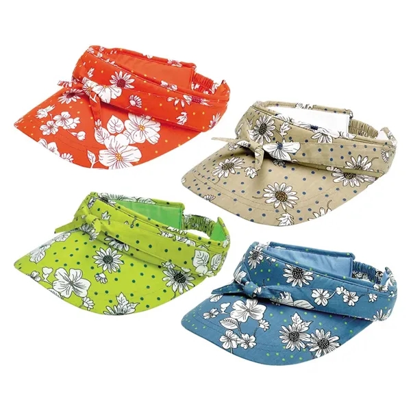 Flower Print Visor - Flower Print Visor - Image 0 of 1