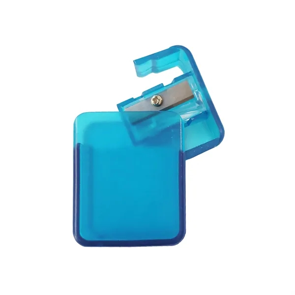 Creative Plastic Pencil Sharpener with Lid - Creative Plastic Pencil Sharpener with Lid - Image 1 of 8
