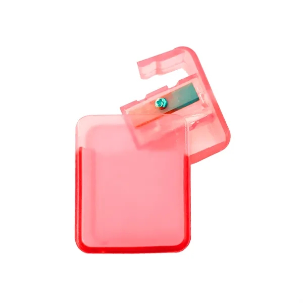 Creative Plastic Pencil Sharpener with Lid - Creative Plastic Pencil Sharpener with Lid - Image 7 of 8
