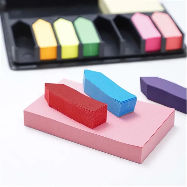 Leather Cover Multi-Color Assortment Sticky Note W/ Calendar - Leather Cover Multi-Color Assortment Sticky Note W/ Calendar - Image 2 of 8