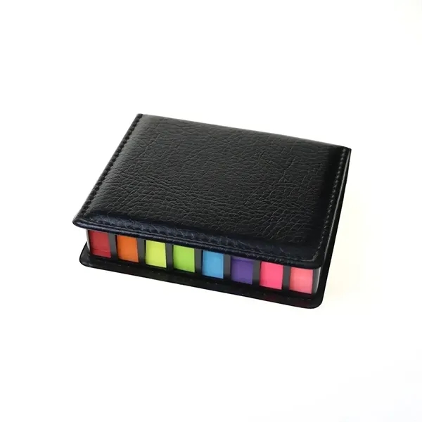 Leather Cover Multi-Color Assortment Sticky Note W/ Calendar - Leather Cover Multi-Color Assortment Sticky Note W/ Calendar - Image 4 of 8