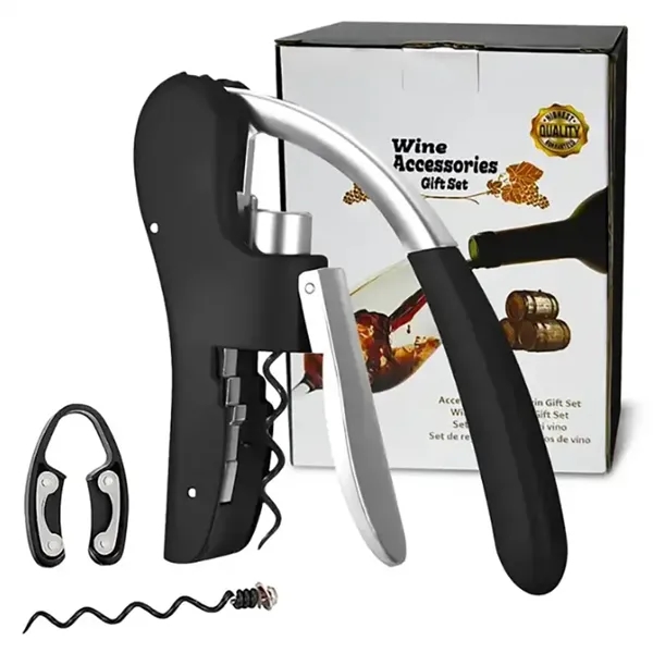 Stainless Steel Wine Bottle Opener - Stainless Steel Wine Bottle Opener - Image 0 of 4