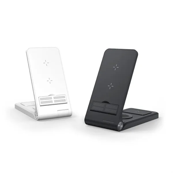 Foldable 3 in 1 Wireless Charging Stand - Foldable 3 in 1 Wireless Charging Stand - Image 1 of 1