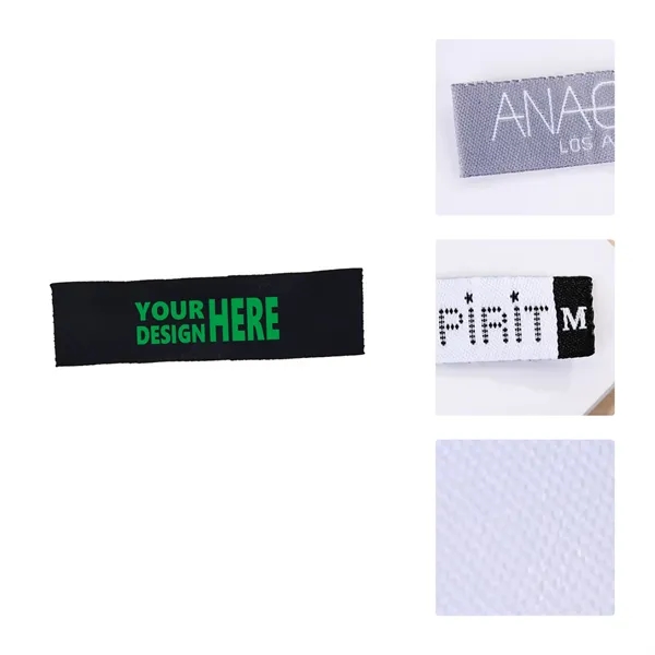 MOQ50 Custom High-Density Woven Clothing Labels and Tags - MOQ50 Custom High-Density Woven Clothing Labels and Tags - Image 0 of 1