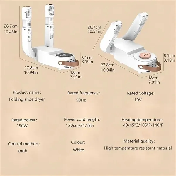 Work Boot Dryer with Smart Timer - Work Boot Dryer with Smart Timer - Image 6 of 7