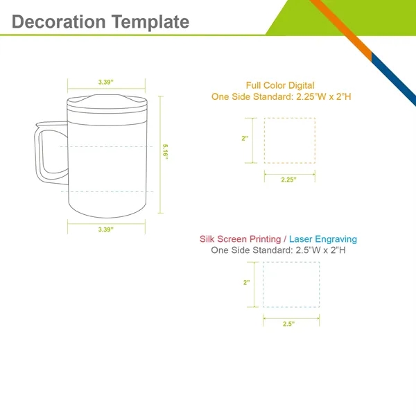 Petro Double Wall Mug - Petro Double Wall Mug - Image 2 of 6