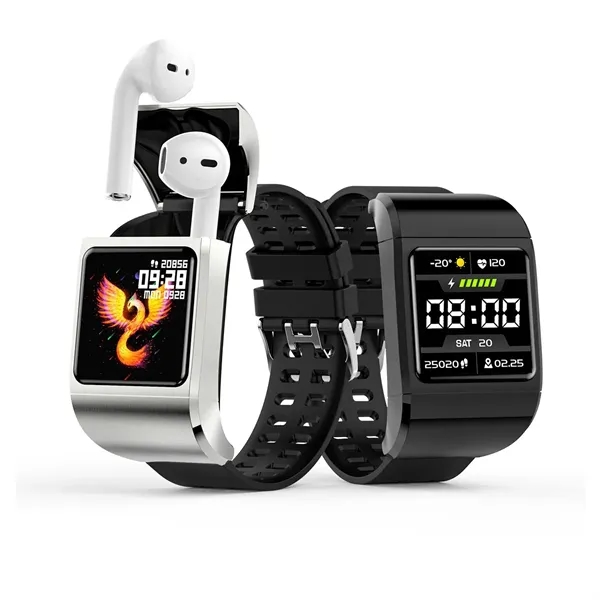 Smart Watch with Wireless Bluetooth Headset - Smart Watch with Wireless Bluetooth Headset - Image 0 of 6