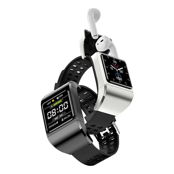Smart Watch with Wireless Bluetooth Headset - Smart Watch with Wireless Bluetooth Headset - Image 1 of 6