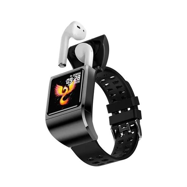 Smart Watch with Wireless Bluetooth Headset - Smart Watch with Wireless Bluetooth Headset - Image 3 of 6