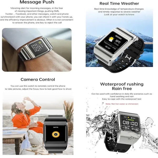 Smart Watch with Wireless Bluetooth Headset - Smart Watch with Wireless Bluetooth Headset - Image 5 of 6