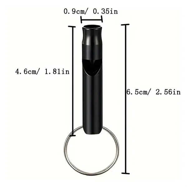 Aluminum Safety Whistle Keychain Emergency Camping Survival - Aluminum Safety Whistle Keychain Emergency Camping Survival - Image 1 of 2