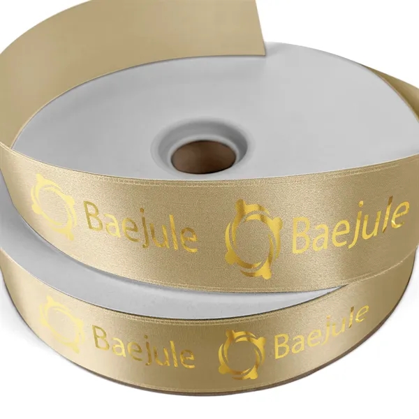 1 1/2" Badge Satin Ribbon - 100yd Roll - Foil Print - 1 1/2" Badge Satin Ribbon - 100yd Roll - Foil Print - Image 5 of 17
