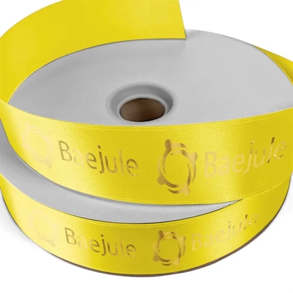 1 1/2" Badge Satin Ribbon - 100yd Roll - Foil Print - 1 1/2" Badge Satin Ribbon - 100yd Roll - Foil Print - Image 7 of 17