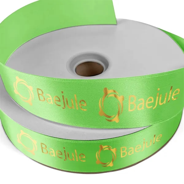 1 1/2" Badge Satin Ribbon - 100yd Roll - Foil Print - 1 1/2" Badge Satin Ribbon - 100yd Roll - Foil Print - Image 9 of 17