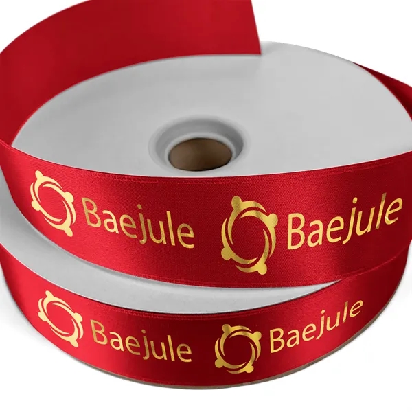 1 1/2" Badge Satin Ribbon - 100yd Roll - Foil Print - 1 1/2" Badge Satin Ribbon - 100yd Roll - Foil Print - Image 14 of 17
