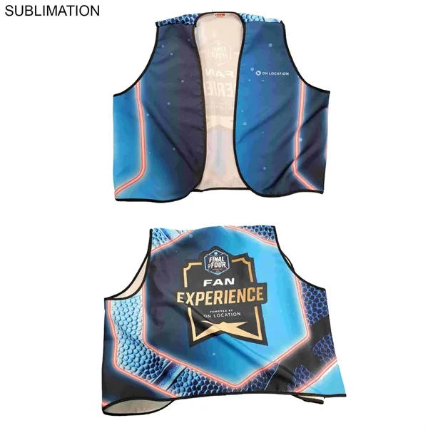 Sublimated Polyester Vest - Sublimated Polyester Vest - Image 5 of 7