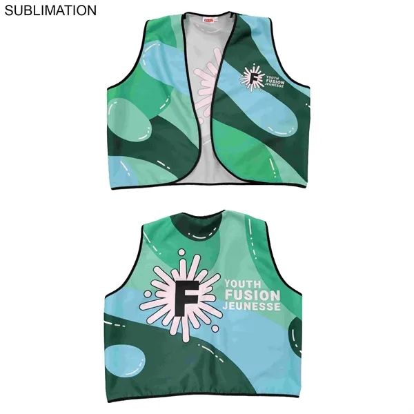 Sublimated Polyester Vest - Sublimated Polyester Vest - Image 6 of 7