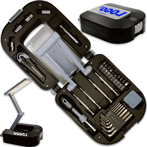 LED Lamp Toolbox Versatile Household Hand Tools with ruller - LED Lamp Toolbox Versatile Household Hand Tools with ruller - Image 0 of 6