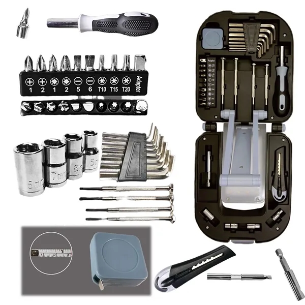 LED Lamp Toolbox Versatile Household Hand Tools with ruller - LED Lamp Toolbox Versatile Household Hand Tools with ruller - Image 2 of 6