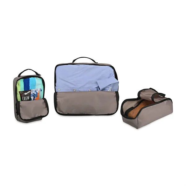 Renew rPET 3 Piece Packing Cube Set - Renew rPET 3 Piece Packing Cube Set - Image 9 of 11