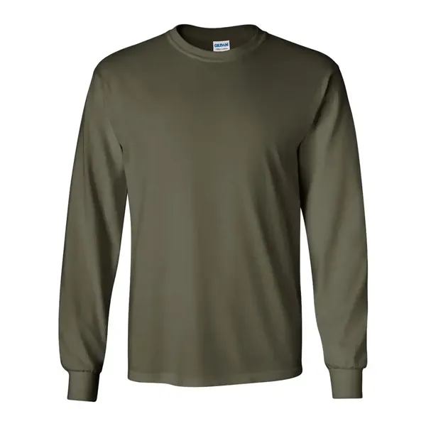 Gildan Ultra 100% Cotton Long Sleeve T-Shirt - Gildan Ultra 100% Cotton Long Sleeve T-Shirt - Image 13 of 26