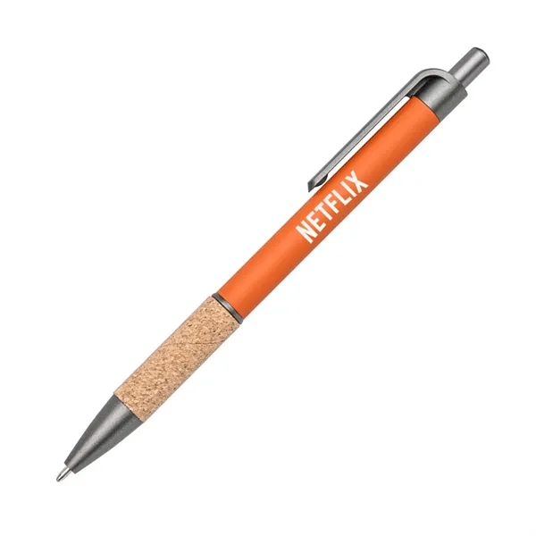 Otto Metal Pen w/Cork Grip & Black Refill - Otto Metal Pen w/Cork Grip & Black Refill - Image 8 of 13