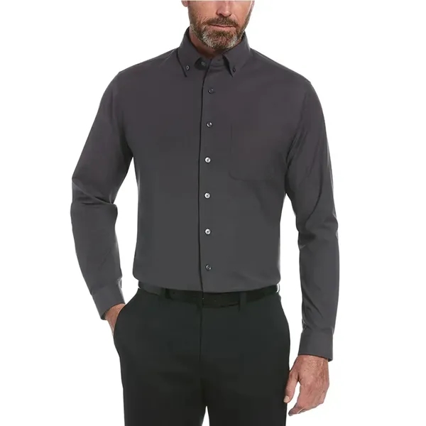 Perry Ellis Heathered Woven Shirt - Perry Ellis Heathered Woven Shirt - Image 1 of 5