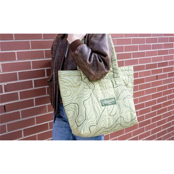 Large Quilted Puffy Totes - Large Quilted Puffy Totes - Image 1 of 5
