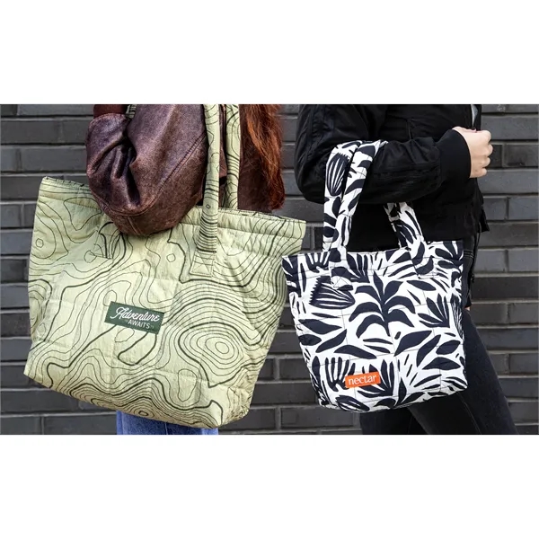 Large Quilted Puffy Totes - Large Quilted Puffy Totes - Image 5 of 5