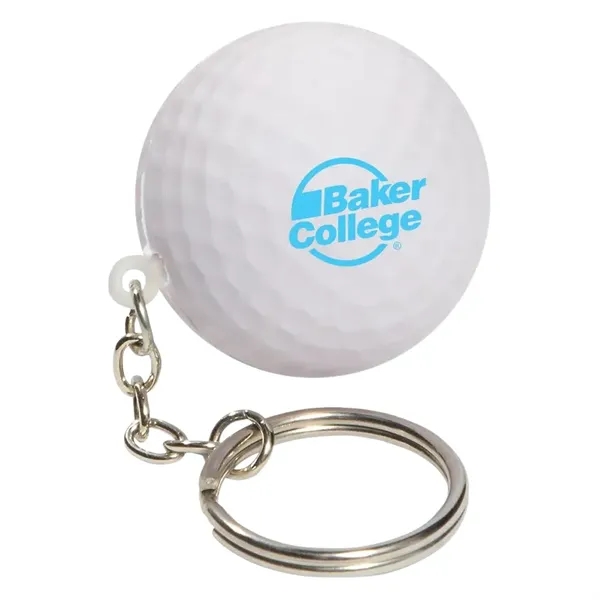 Golf Keychain Stress Ball - Golf Keychain Stress Ball - Image 0 of 4