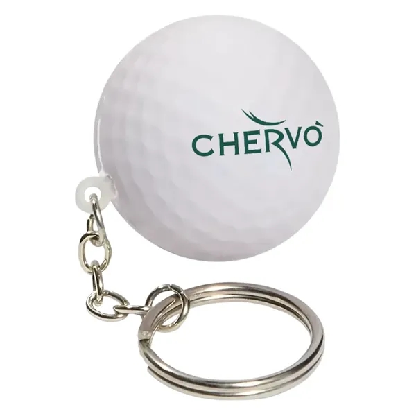 Golf Keychain Stress Ball - Golf Keychain Stress Ball - Image 1 of 4