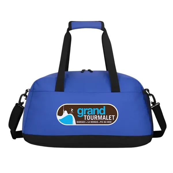 Dual Color Fitness Travel Bag - Dual Color Fitness Travel Bag - Image 4 of 6