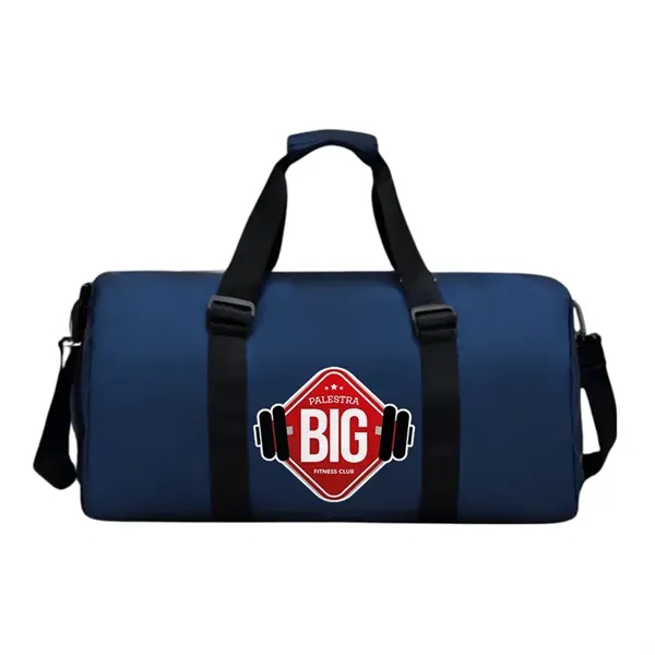 Leather Waterproof Gym Duffel Bag - Leather Waterproof Gym Duffel Bag - Image 4 of 7