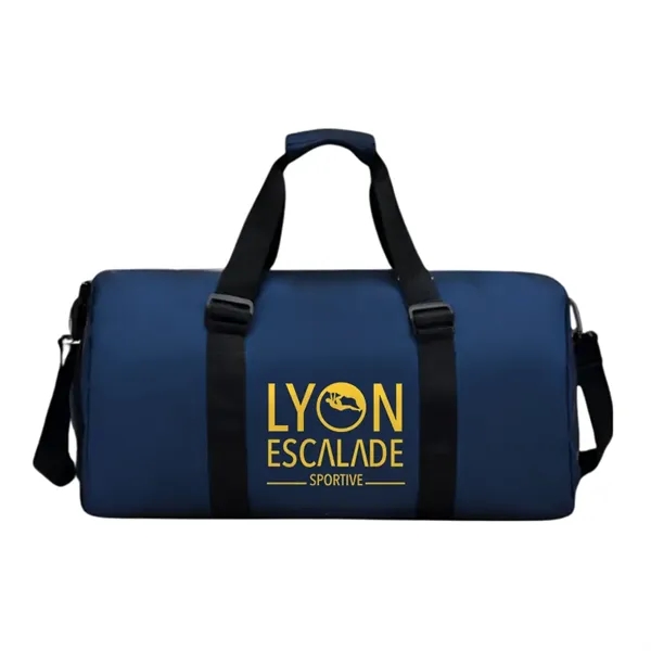 Leather Waterproof Gym Duffel Bag - Leather Waterproof Gym Duffel Bag - Image 5 of 7