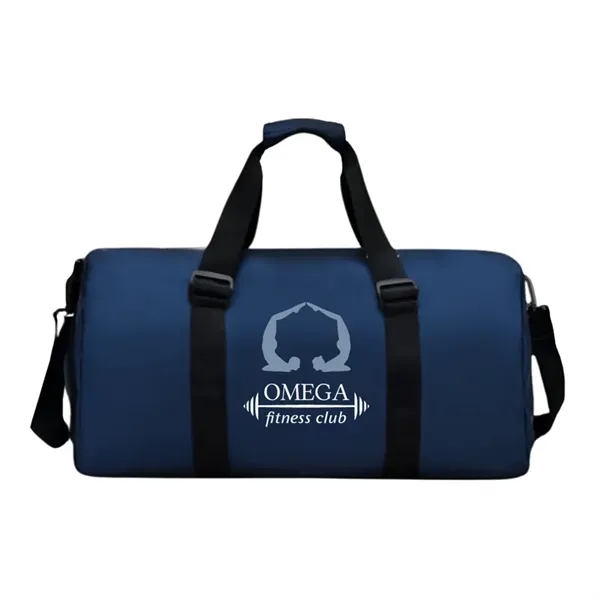 Leather Waterproof Gym Duffel Bag - Leather Waterproof Gym Duffel Bag - Image 6 of 7